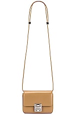 Givenchy Small 4G Crossbody Box Bag in Beige Cappuccino, view 6, click to view large image.