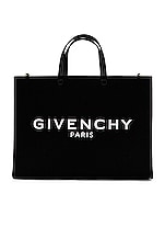 Givenchy Medium G Tote Shopping Bag in Black, view 1, click to view large image.