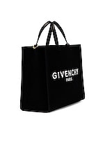 Givenchy Medium G Tote Shopping Bag in Black, view 4, click to view large image.