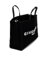 Givenchy Medium G Tote Shopping Bag in Black, view 5, click to view large image.