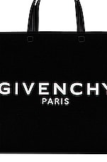 Givenchy Medium G Tote Shopping Bag in Black, view 7, click to view large image.