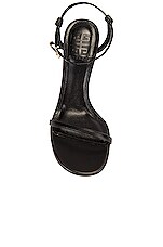 Givenchy G Cube Sandal in Black, view 4, click to view large image.