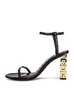 Givenchy G Cube Sandal in Black, view 5, click to view large image.