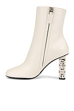 Givenchy G Cube Boots in Ivory, view 5, click to view large image.