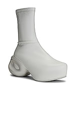 Givenchy G Clog Ankle Boots in Ivory, view 2, click to view large image.