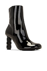 Givenchy G Cube 85 Ankle Boot in Black, view 2, click to view large image.