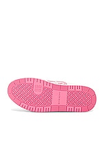 Givenchy G4 Low Top Sneaker in White & Pink, view 6, click to view large image.