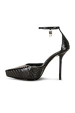 Givenchy G Lock 110 Platform Pump in Black, view 5, click to view large image.