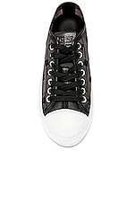 Givenchy City Low Sneaker in Black & White, view 4, click to view large image.