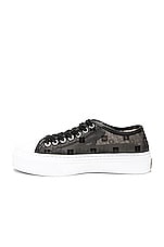 Givenchy City Low Sneaker in Black & White, view 5, click to view large image.