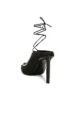 Givenchy Show Lace Up Mule in Black, view 3, click to view large image.