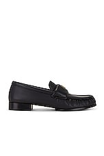 Givenchy Logo Loafer in Black, view 1, click to view large image.