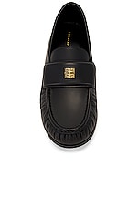 Givenchy Logo Loafer in Black, view 4, click to view large image.