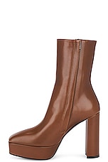 Givenchy G Lock Platform Ankle Boot in Walnut Brown, view 5, click to view large image.