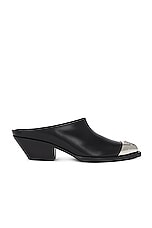 Givenchy Western Mule in Black, view 1, click to view large image.