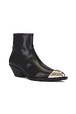 Givenchy Western Ankle Boot in Black, view 2, click to view large image.