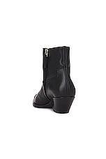 Givenchy Western Ankle Boot in Black, view 3, click to view large image.