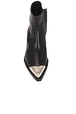 Givenchy Western Ankle Boot in Black, view 4, click to view large image.