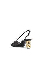 Givenchy G Cube Slingback Pump in Black, view 3, click to view large image.