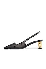 Givenchy G Cube Slingback Pump in Black, view 5, click to view large image.