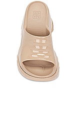 Givenchy Marshmallow Wedge Sandal in Nude, view 4, click to view large image.