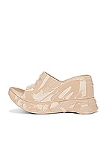 Givenchy Marshmallow Wedge Sandal in Nude, view 5, click to view large image.