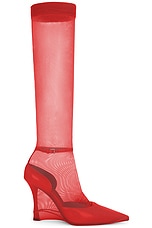 Givenchy Show Stocking Pump in Red, view 1, click to view large image.