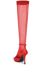 Givenchy Show Stocking Pump in Red, view 5, click to view large image.
