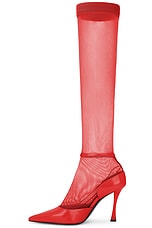 Givenchy Show Stocking Pump in Red, view 7, click to view large image.