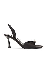 Givenchy Slingback Sandal in Black, view 1, click to view large image.