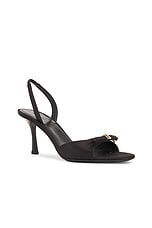 Givenchy Slingback Sandal in Black, view 2, click to view large image.
