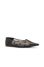 Givenchy Ballerina Flat in Black, view 2, click to view large image.