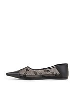 Givenchy Ballerina Flat in Black, view 5, click to view large image.