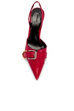 Givenchy Voyou Slingback Pump in Red, view 4, click to view large image.