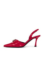 Givenchy Voyou Slingback Pump in Red, view 5, click to view large image.