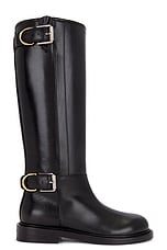 Givenchy Voyou Flat Boot in Black, view 1, click to view large image.