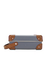 Globe-Trotter 3 Slot Watch Case 16x22.5x9cm in Grey & Caramel, view 3, click to view large image.