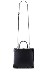 Globe-Trotter The London Square Bag 20x20x11cm in Black & Black, view 1, click to view large image.