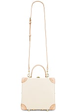 Globe-Trotter Safari The London Square Bag 20x20x11cm in Ivory & Natural, view 1, click to view large image.