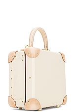 Globe-Trotter Safari The London Square Bag 20x20x11cm in Ivory & Natural, view 4, click to view large image.