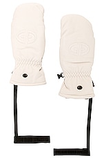 Goldbergh Hilja Mittens in White, view 1, click to view large image.