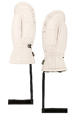Goldbergh Hilja Mittens in White, view 2, click to view large image.