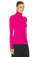 Goldbergh Mira Long Sleeve Sweater in Passion Pink, view 2, click to view large image.