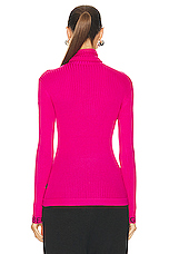 Goldbergh Mira Long Sleeve Sweater in Passion Pink, view 4, click to view large image.