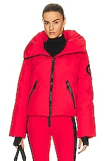 Goldbergh Porter Puffer Jacket in Flame, view 1, click to view large image.