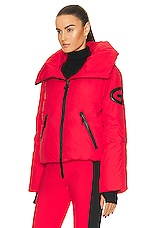 Goldbergh Porter Puffer Jacket in Flame, view 4, click to view large image.