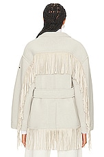 Goldbergh Fringe Jacket in Champagne, view 5, click to view large image.