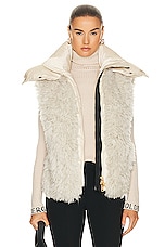 Goldbergh Iffy Vest in Off White, view 2, click to view large image.
