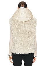 Goldbergh Iffy Vest in Off White, view 4, click to view large image.