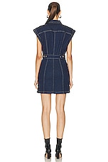 GRLFRND Celeste Denim Vest Dress in Beverly Glen, view 3, click to view large image.
